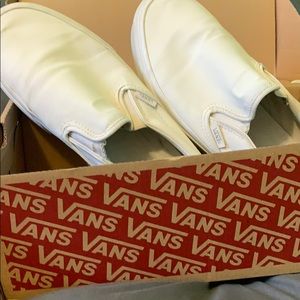 Brand new white vans